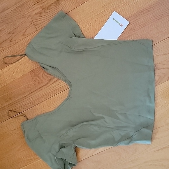 * NWT Lululemon Align Bronze Green YOGA Workout Buttery Soft T-Shirt Tee - Picture 2 of 8